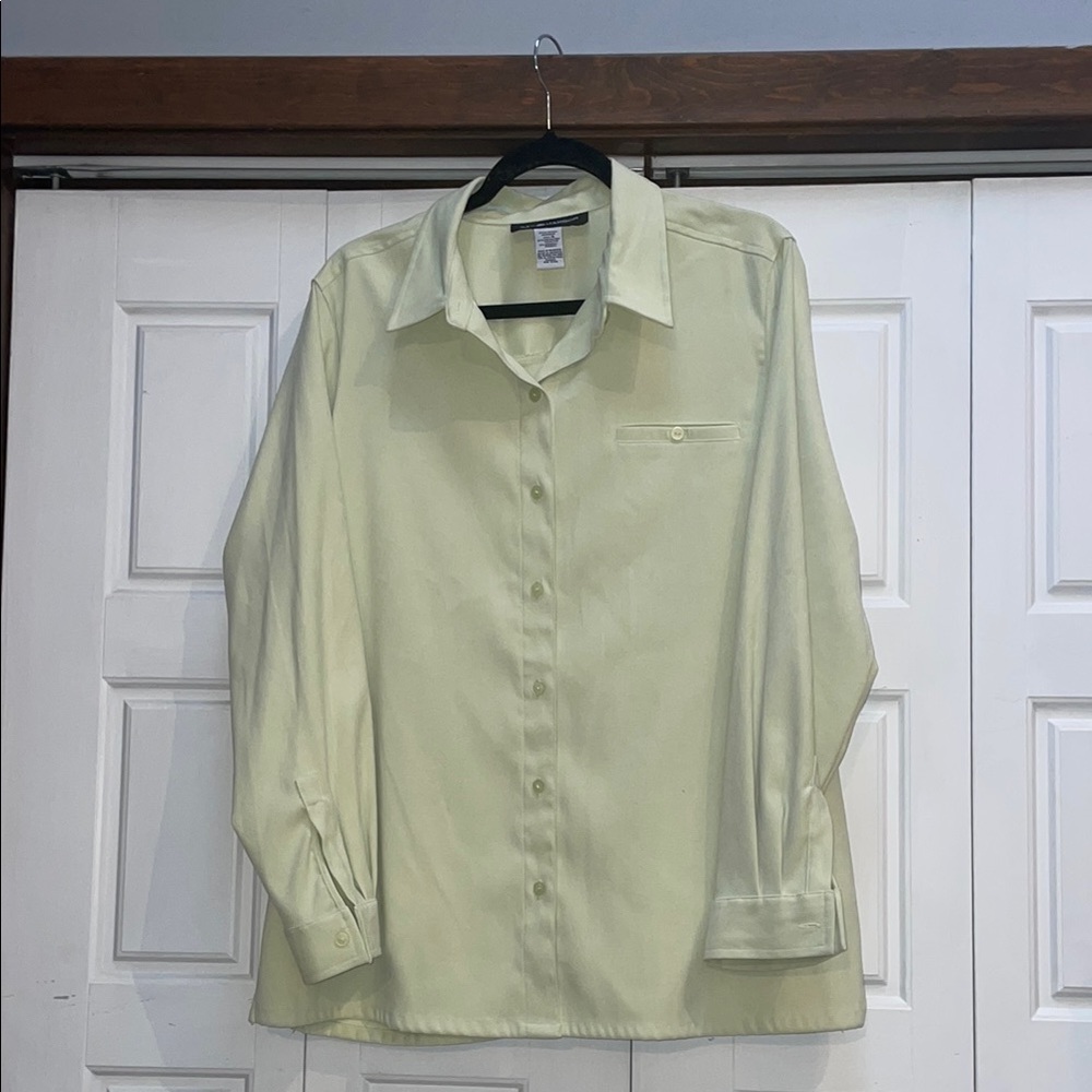 Sag Harbor Pale Green Blouse